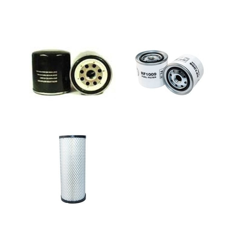 Hitachi ZX75 U Filter Service Kit Air Oil Fuel Filters with Isuzu Engine Year 2004-