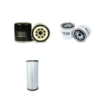 Hitachi ZX75 U Filter Service Kit Air Oil Fuel Filters with Isuzu Engine Year 2004-
