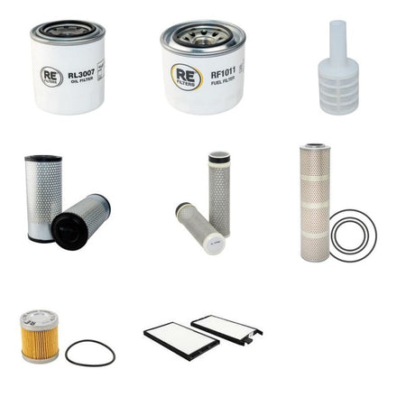 Hitachi ZX55U-5A Filter Service Kit with Yanmar 4TNV88 Engine