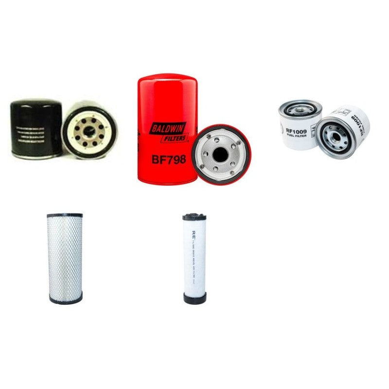 Hitachi ZX80 Filter Service Kit Air Oil Fuel Filters