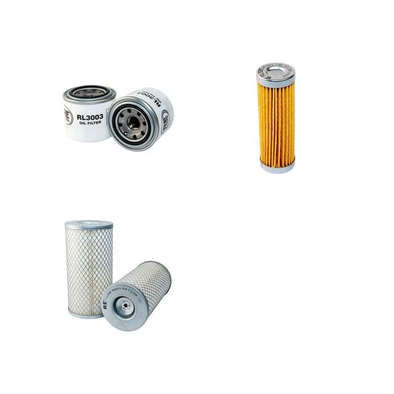 HOLDER C30 Filter Service Kit Air Oil Fuel Filters w/Kubota V1200 Eng.