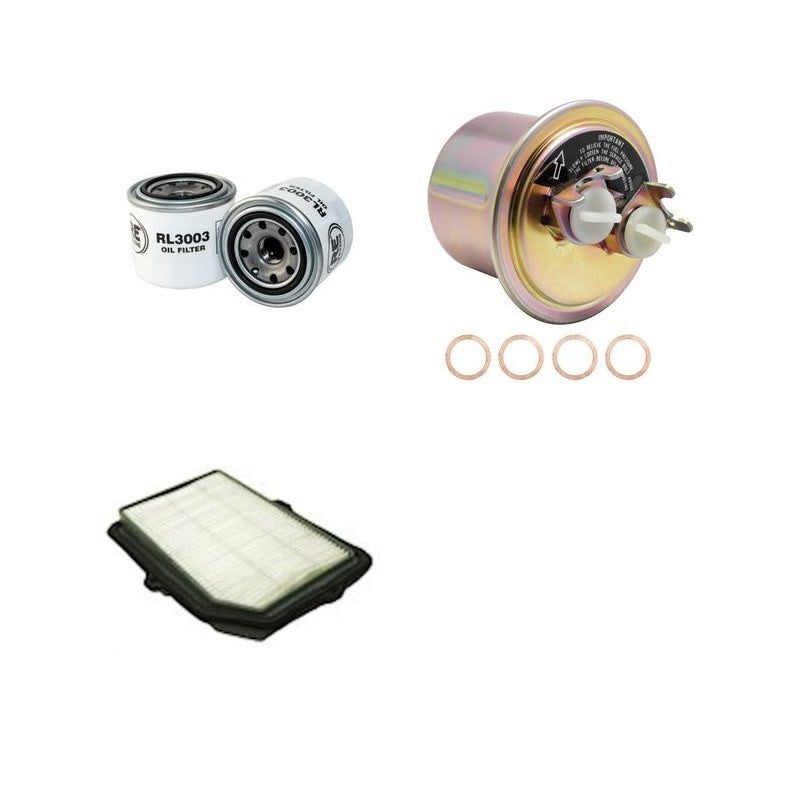 HONDA CIVIC IV 1.5I 16V Filter Service Kit w/ D15B2 Eng. YR 10.88-09.91 90 CH ED35/63