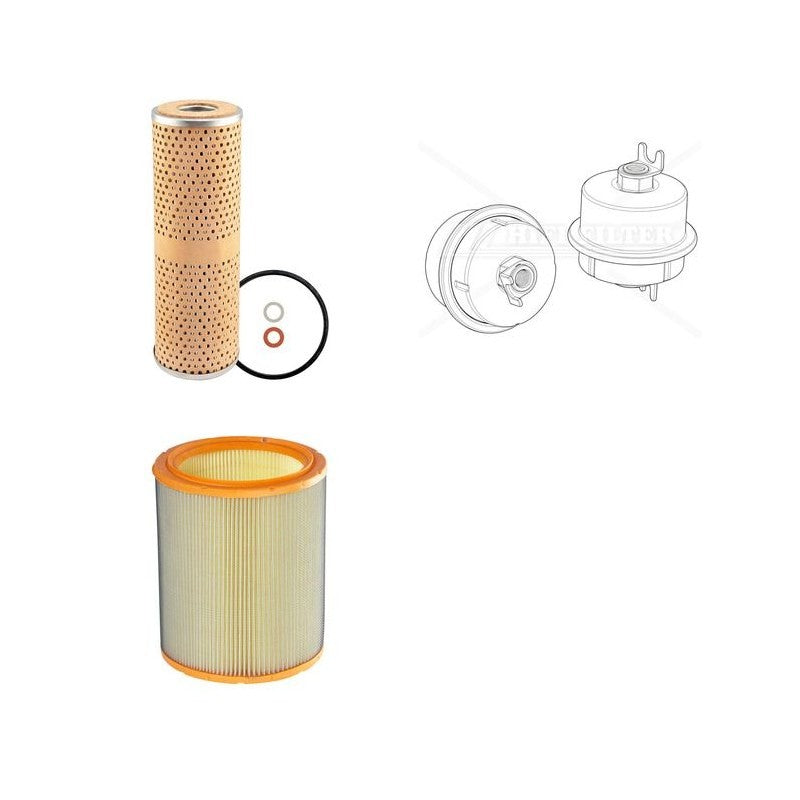 HONDA CRX 1.6I 16V Filter Service Kit w/ZC1 Eng. YR 03.86-10.87 125 CH AS