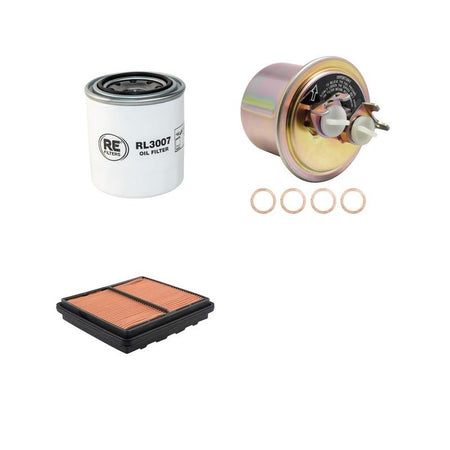 HONDA CRX III 1.6 ESI Filter Service Kit w/ D16Y8/D16Z6 Eng. YR 03.92-12.98 125 CH EH/EG