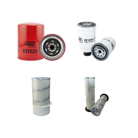 HSM 208F Filter Service Kit Air Oil Fuel Filters w/Iveco 8061 Eng.