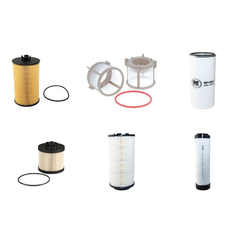HSM 805HDZ Filter Service Kit Air Oil Fuel Filters w/MERCEDES 4CYL Eng.