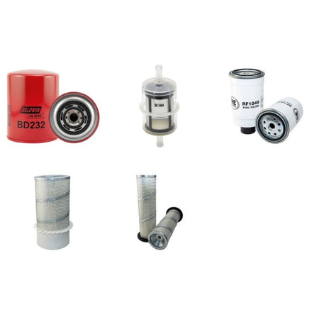 HSM 904H Filter Service Kit Air Oil Fuel Filters w/Iveco Eng.