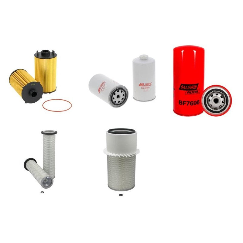 HSM H3 Filter Service Kit Air Oil Fuel Filters w/Iveco Eng. YR 2008-