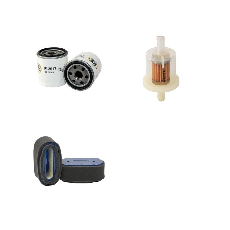 HUSQVARNA RIDER PRO FLEX 21AWD Filter Service Kit Air Oil Fuel Filters w/KAWASAKI FH 641V Eng.