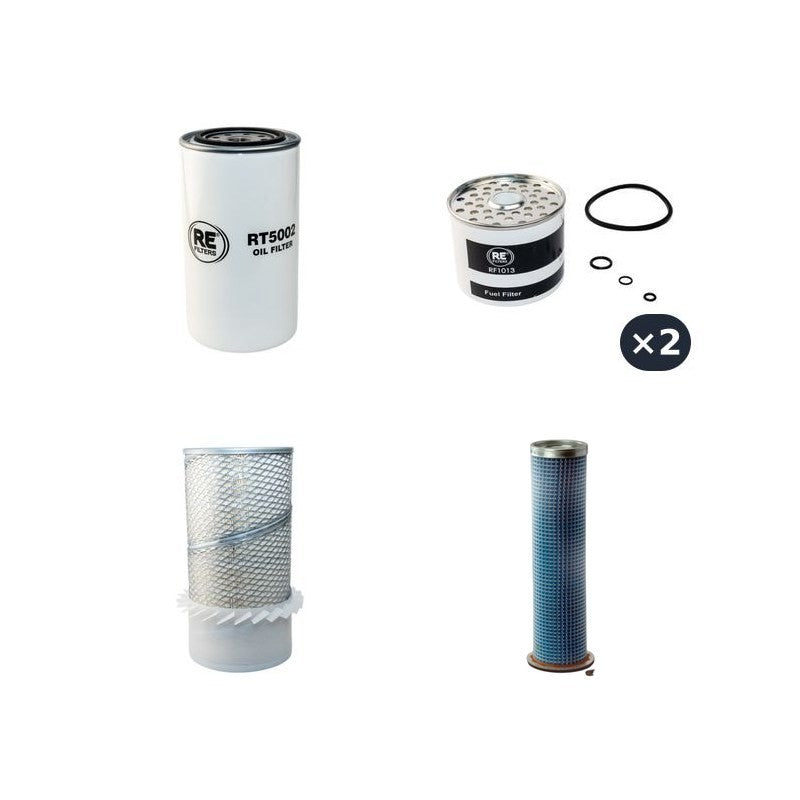 HYDREMA 910 Filter Service Kit Air Oil Fuel Filters w/Perkins 1004-4THR4 Eng.