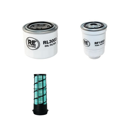 HYSTER H3.0FT Filter Service Kit Air Oil Fuel Filters w/Yanmar 4TNE95-NMH Eng. SN L177B