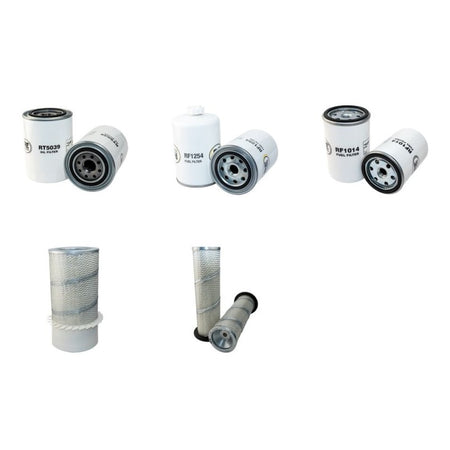 Hyundai HL730TM-3 Filter Service Kit Air Oil Fuel Filters with Cummins 4BT Engine SN 1001-