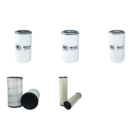 Hyundai HL740TM-9 Filter Service Kit Air Oil Fuel Filters with Cummins QSB6.7 Engine YR 2010-
