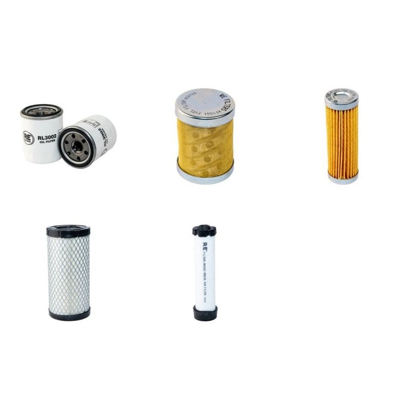 Hyundai R22-7 Filter Service Kit Air Oil Fuel Filters with Mitsubishi Engine