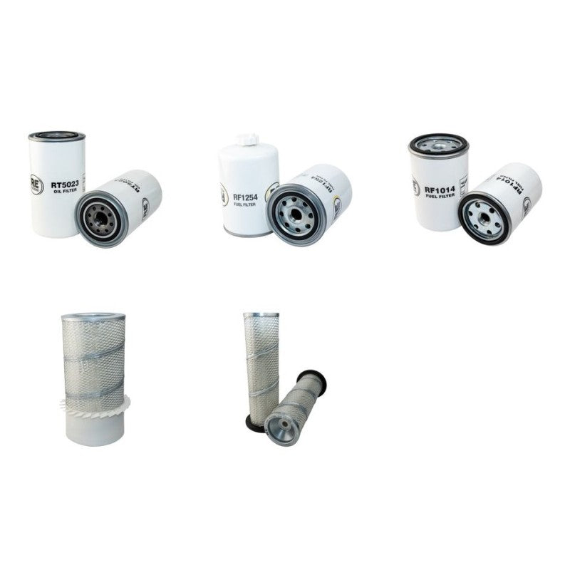 Hyundai R250LC-3 Filter Service Kit Air Oil Fuel Filters with Cummins B5.9C Engine 120KW