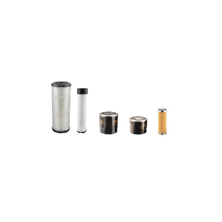 Hyundai R25Z-9Ak Filter Service Kit Air Oil Fuel Filters with Kubota D1305 Engine YR 2016-