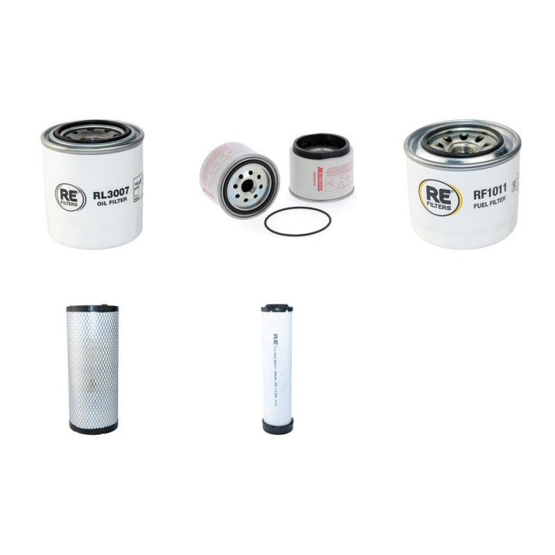 Hyundai R55-9 Filter Service Kit Air Oil Fuel Filters with Yanmar 4TNV98 Engine SN - Serie 2039 YR 2010-