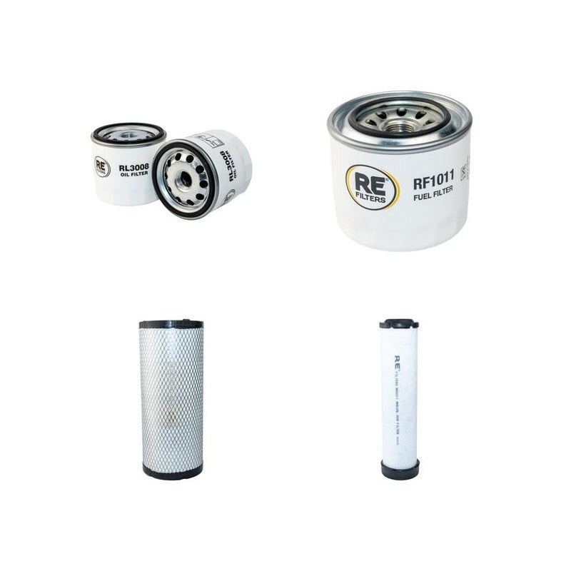 Hyundai R75-7 Filter Service Kit Air Oil Fuel Filters with Mitsubishi S4S Engine