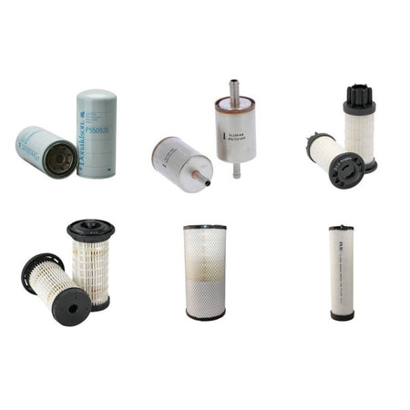 Hyundai R145 LCR-9A Filter Service Kit Air, Oil, Fuel Filters