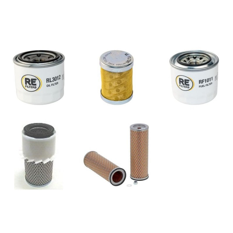 Hyundai Robex 55-3 Filter Service Kit with Yanmar 4TNE94 Engine Air, Oil, Fuel Filters Yr -2004