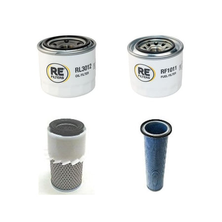 Hyundai Robex 55W-3 Filter Service Kit with Yanmar 4TNE94 Engine Air, Oil, Fuel Filters Yr -2004