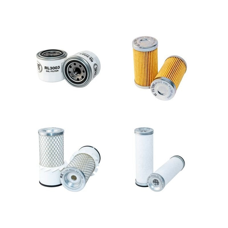 IHI 15J Filter Service Kit - Air, Oil, Fuel Filters - DOUBLE AIR