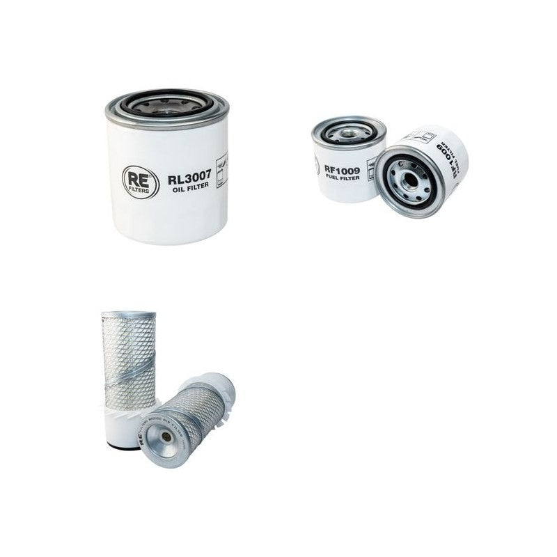 IHI 30F Filter Service Kit Air Oil Fuel Filters w/ISUZU 3KB1HA03 Eng.