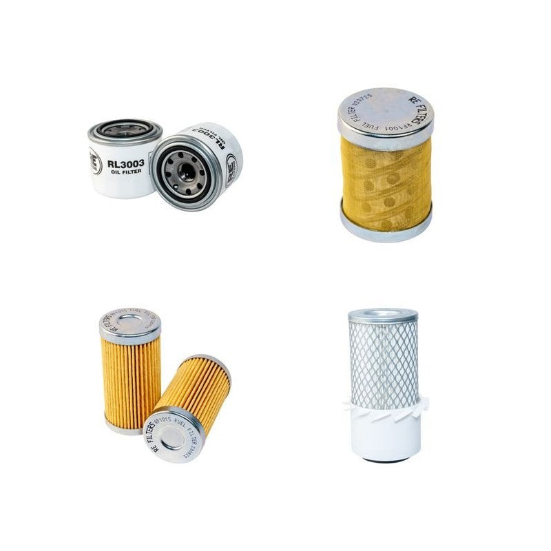 IHI IS17JE Filter Service Kit Air Oil Fuel Filters w/ISUZU 3LB1 Eng. SN BX000001-