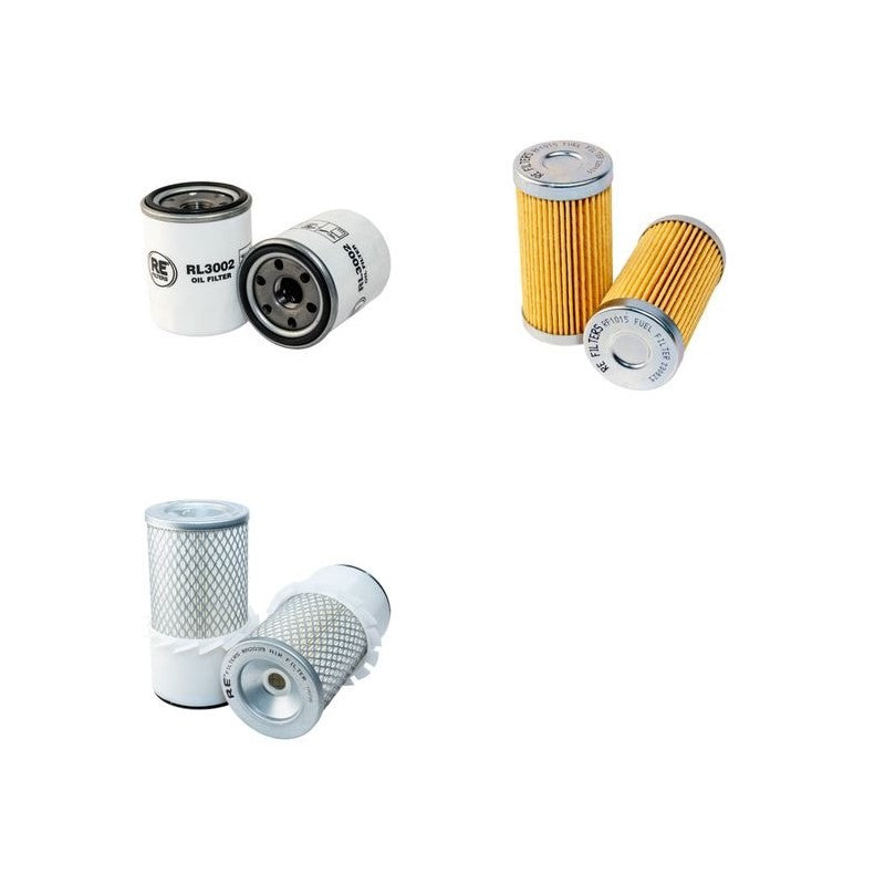 IHI IS30J Filter Service Kit Air Oil Fuel Filters w/ISUZU 3LD1 Eng. SN BE00001-