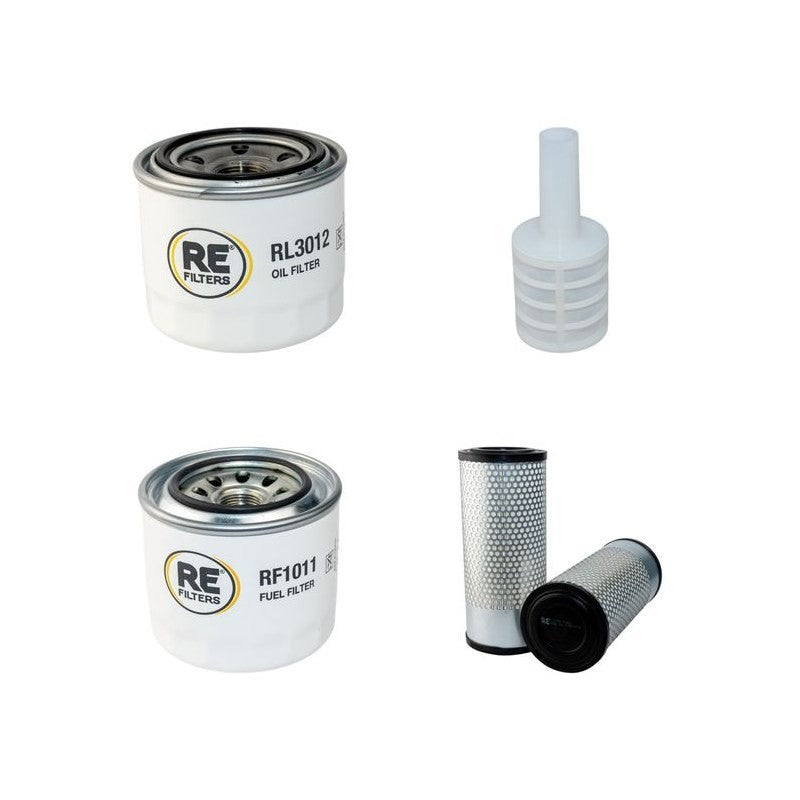 IHIMER 35V4 Filter Service Kit Air Oil Fuel Filters w/Yanmar 3TNV88 Eng.