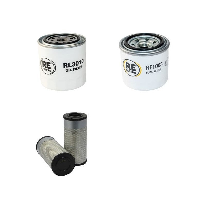 IHIMER 45V4 Filter Service Kit Air Oil Fuel Filters w/Kubota V2403 Eng.