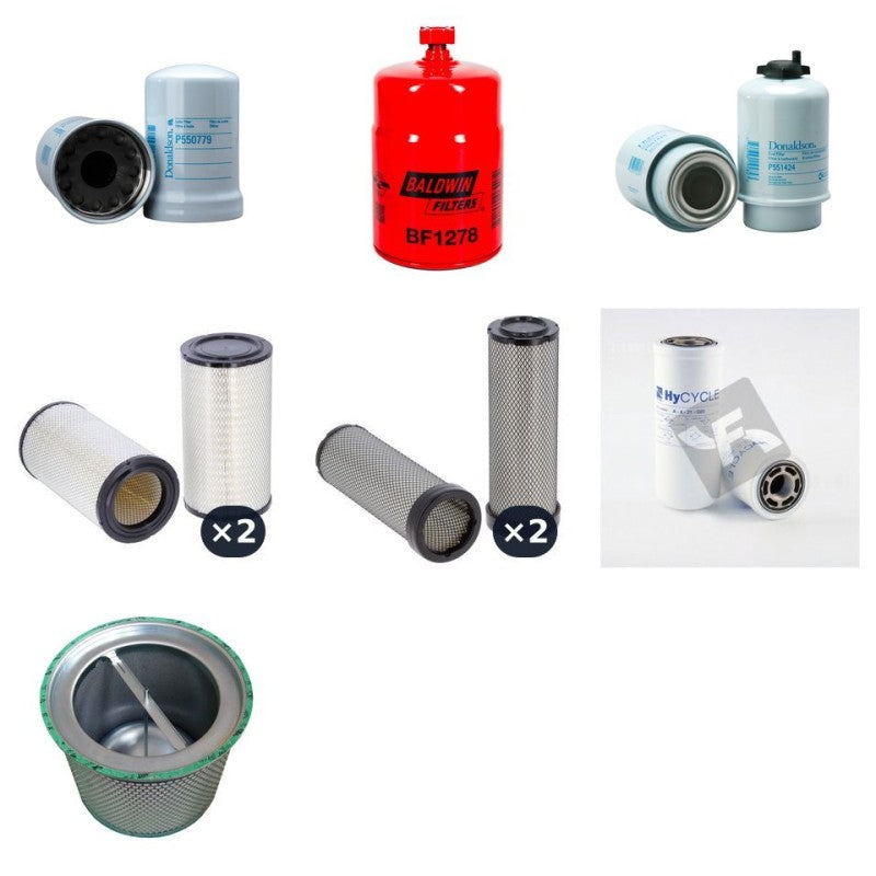 INGERSOLL RAND 14.115 Filter Service Kit w/ JD 6068 Eng. Year 2007-