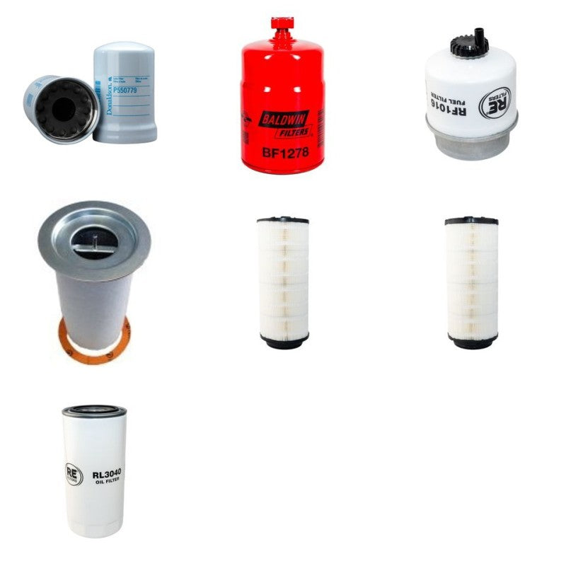INGERSOLL RAND 7.71, 7/71 Filter Service Kit - (John Deere Eng)
