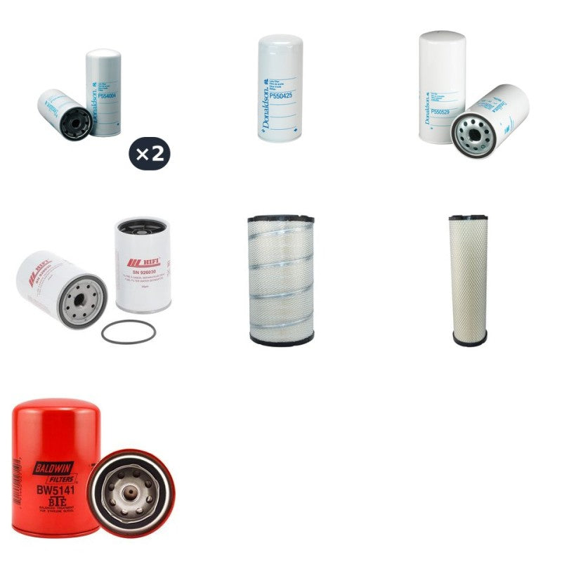 INGERSOLL RAND G550 Filter Service Kit w/VOLVO TAD1641GE Eng. YR 2007-