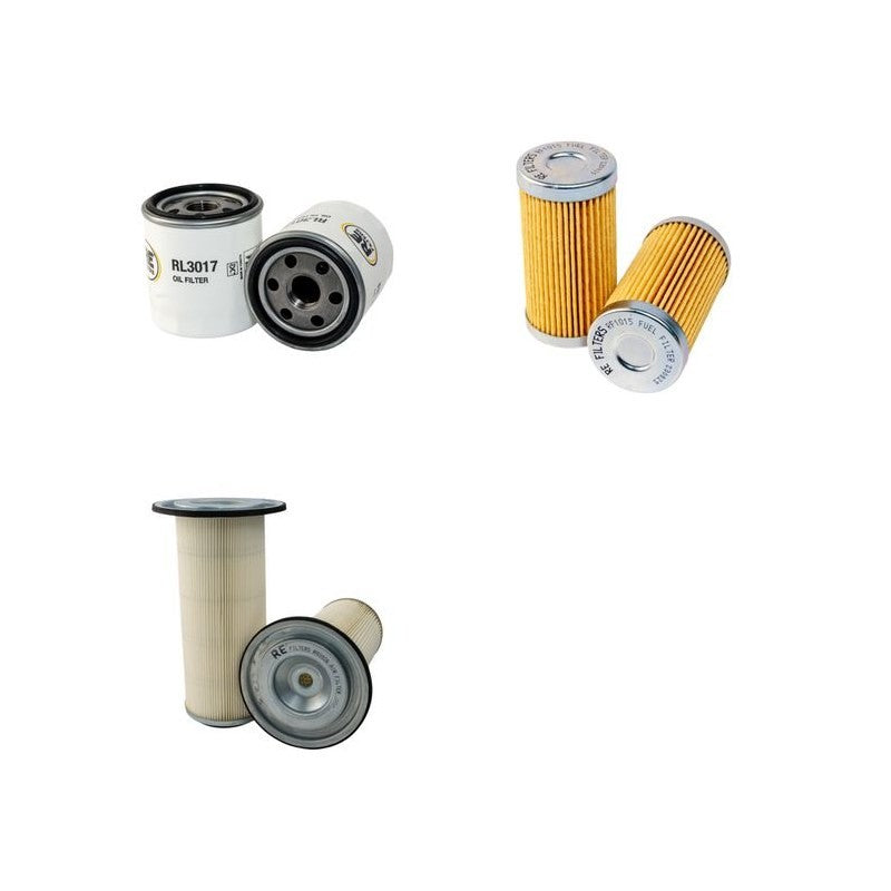 Iseki TF325, TF330 Filter Service Kit - Air, Oil, Fuel Filters