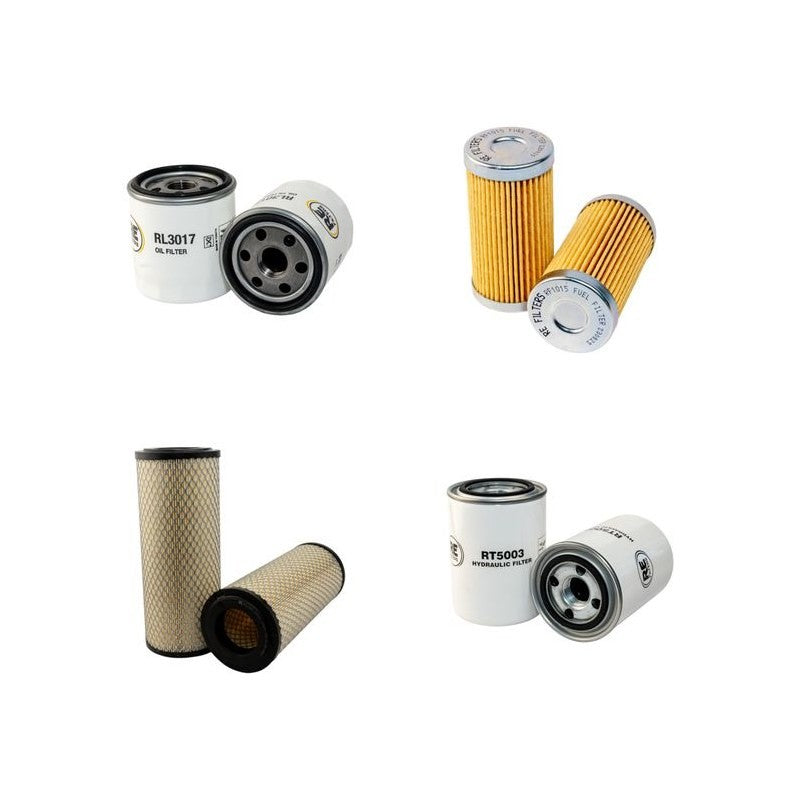 Iseki TH4295FH Filter Service Kit with Iseki E3Cd1-1498 Engine 2010-