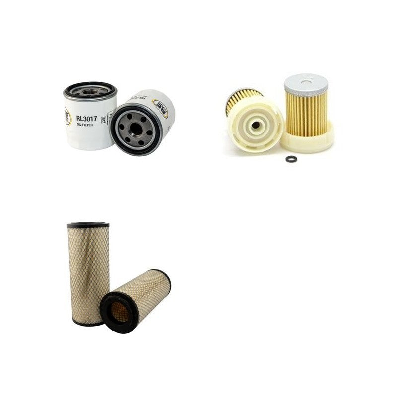 Iseki TM 3267 H Filter Service Kit with Iseki E3CD Engine 06.2020 - Air Oil Fuel