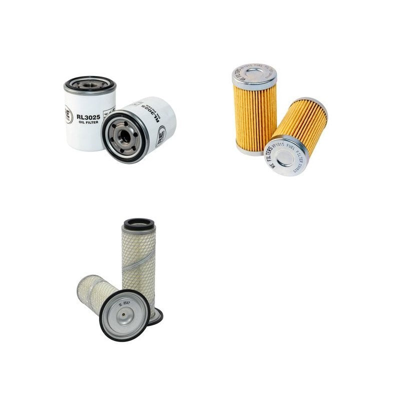 Iseki TU180F Filter Service Kit Air Oil Fuel Filters with Iseki Engine