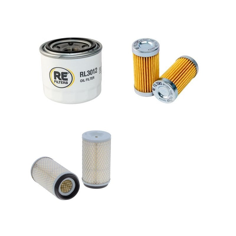 Iseki TX 1300 F Filter Service Kit Air Oil Fuel