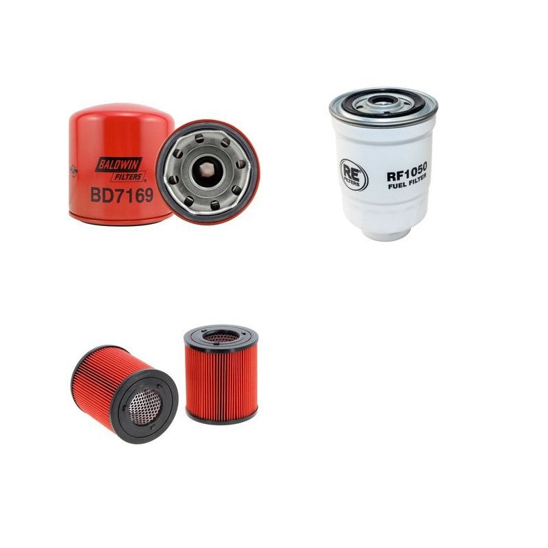ISUZU NKR71 Filter Service Kit w/ISUZU 4HG1 Eng. YR 04.99- KK