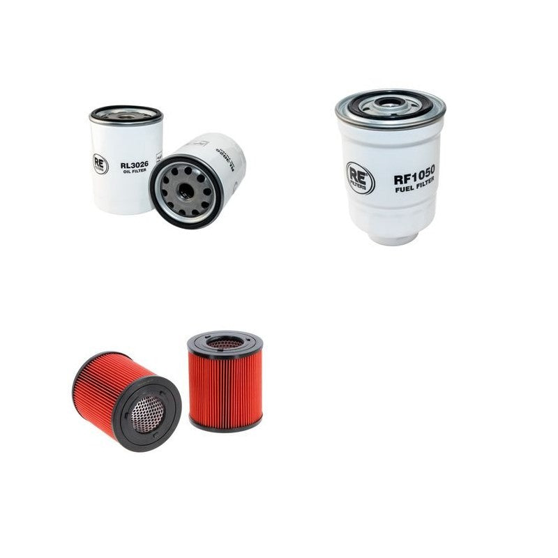 ISUZU NKS81 Filter Service Kit w/ISUZU 4HL1 Eng. YR 06.02- G-KRDC