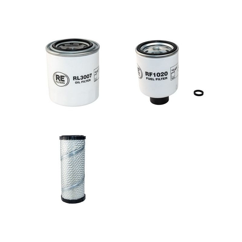 JACOBSEN AR305 Filter Service Kit Air Oil Fuel Filters w/KUBOTA V1105 Eng.