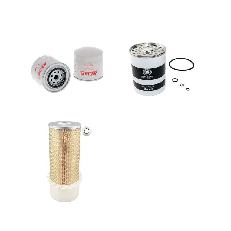 JACQUET HYDRO 814 Filter Service Kit Air Oil Fuel Filters w/Deutz Eng.