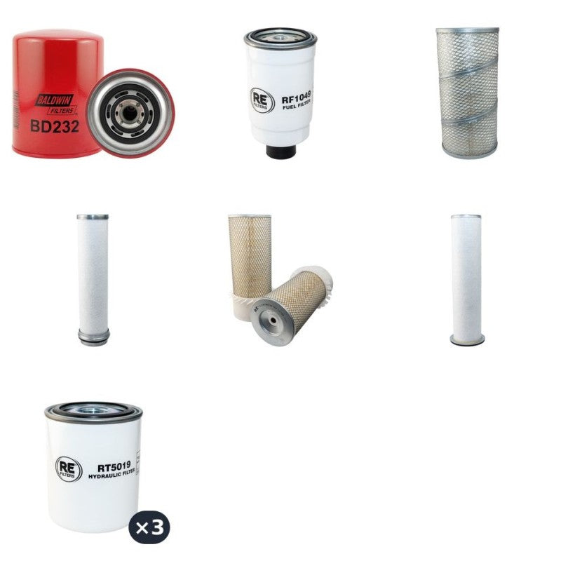 JACQUET HYDRO 900T Filter Service Kit w/Iveco Eng.