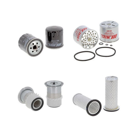 Jcb 1 CX Engine Filter Kit with Perkins 404D-22 engine 2004-