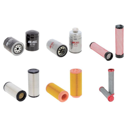 Jcb 2 CX Engine Filter Kit with Perkins U 2818705 engine 2005-