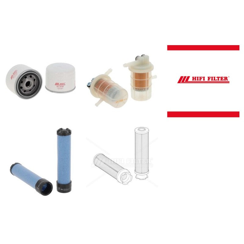 Jcb 26 C-1 Filter Kit with Kohler engine 2024-