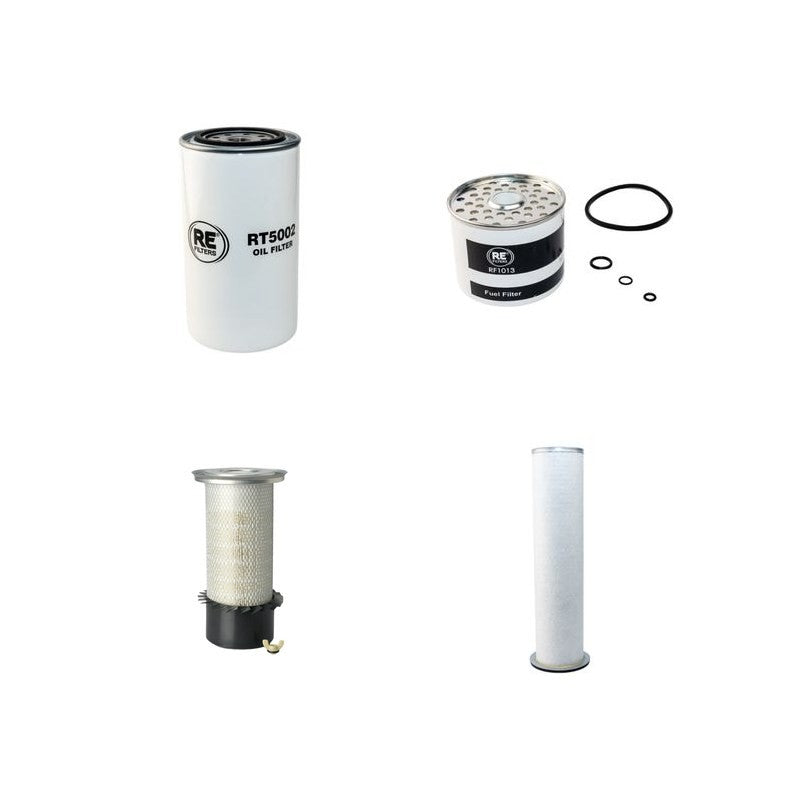 JCB 3CX Filter Service Kit Air Oil Fuel Filters with Perkins AC50383/50290 Engine Serial No 337001-399999