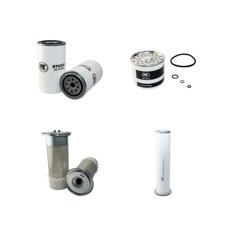 JCB 3CX Filter Service Kit Air Oil Fuel Filters with Perkins LD50145 Engine Serial No 306001-314999