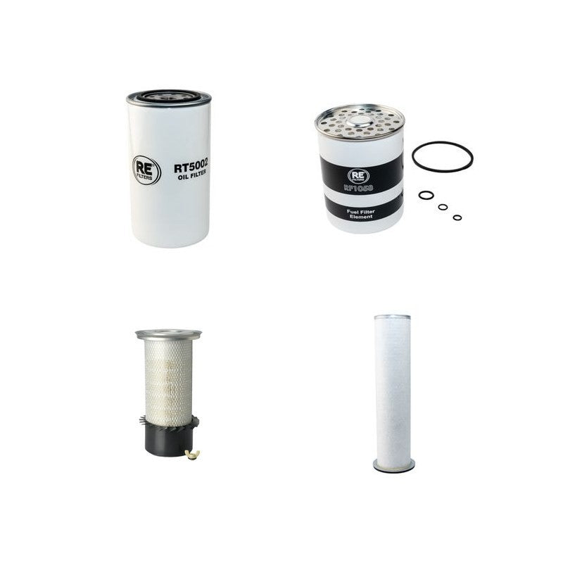 JCB 4CN Filter Service Kit Air Oil Fuel Filters with Perkins Turbo Engine Serial No 409448-